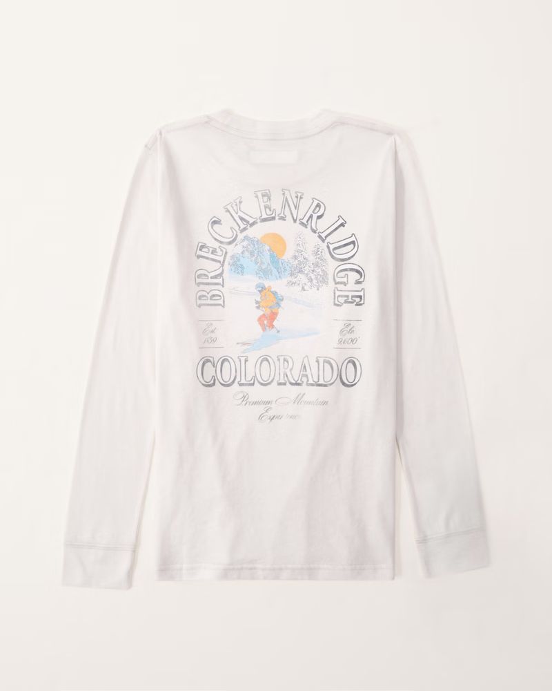 long-sleeve ski graphic tee | Abercrombie & Fitch (US)
