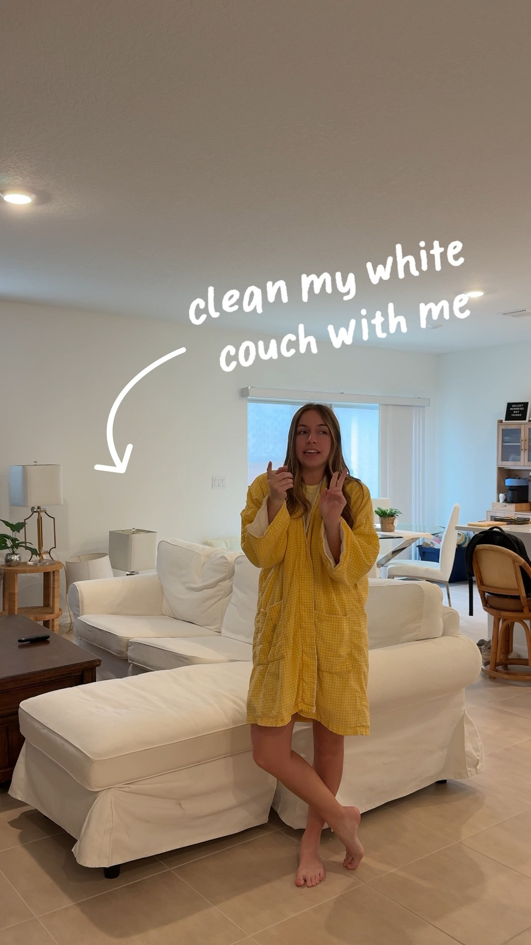 White couch clean 🧼🧺🫧

#LTKHome #LTKSpringSale #LTKmorningroutine