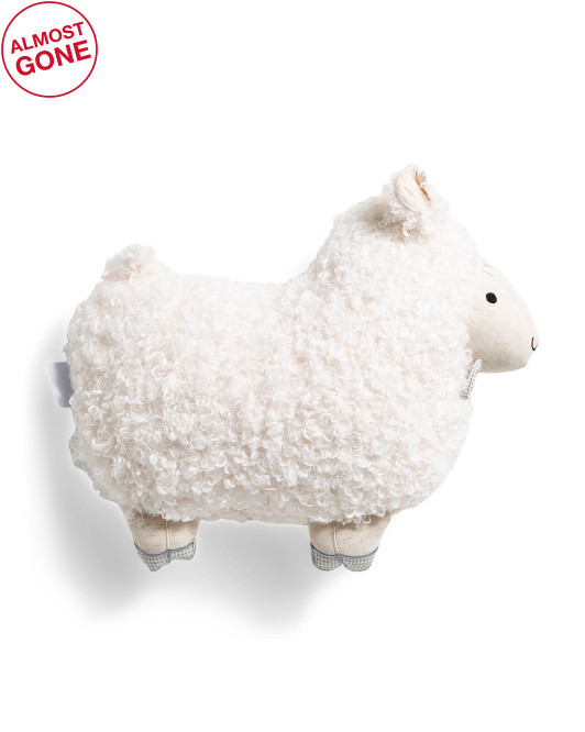 16x18 Fluffy Sheep Pillow | TJ Maxx