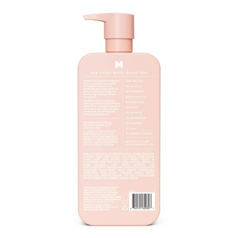 MONDAY HAIRCARE Moisture Body TMA2&nbsp;Wash 27oz - Nourishing Ingredients, Shea Butter, Coconut ... | Walmart (US)
