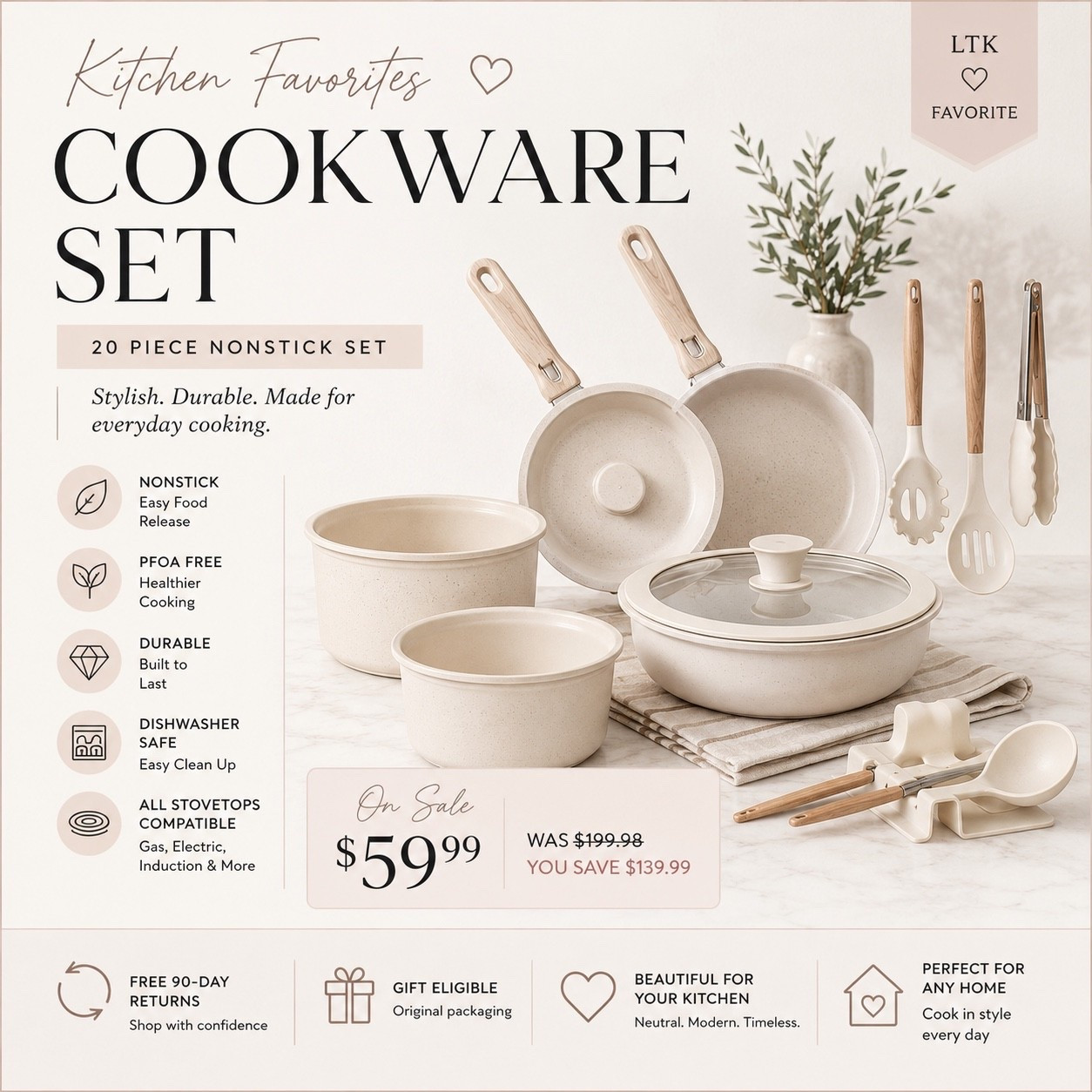 Found another viral find worth adding to cart 👏 
linked for my cooking queens! 
 #homefinds #cookware #dailydeals #aesthetickitchen

#LTKHome #LTKSaleAlert