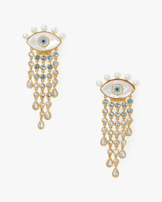 Evil Eye Statement Fringe Earrings | Kate Spade (US)