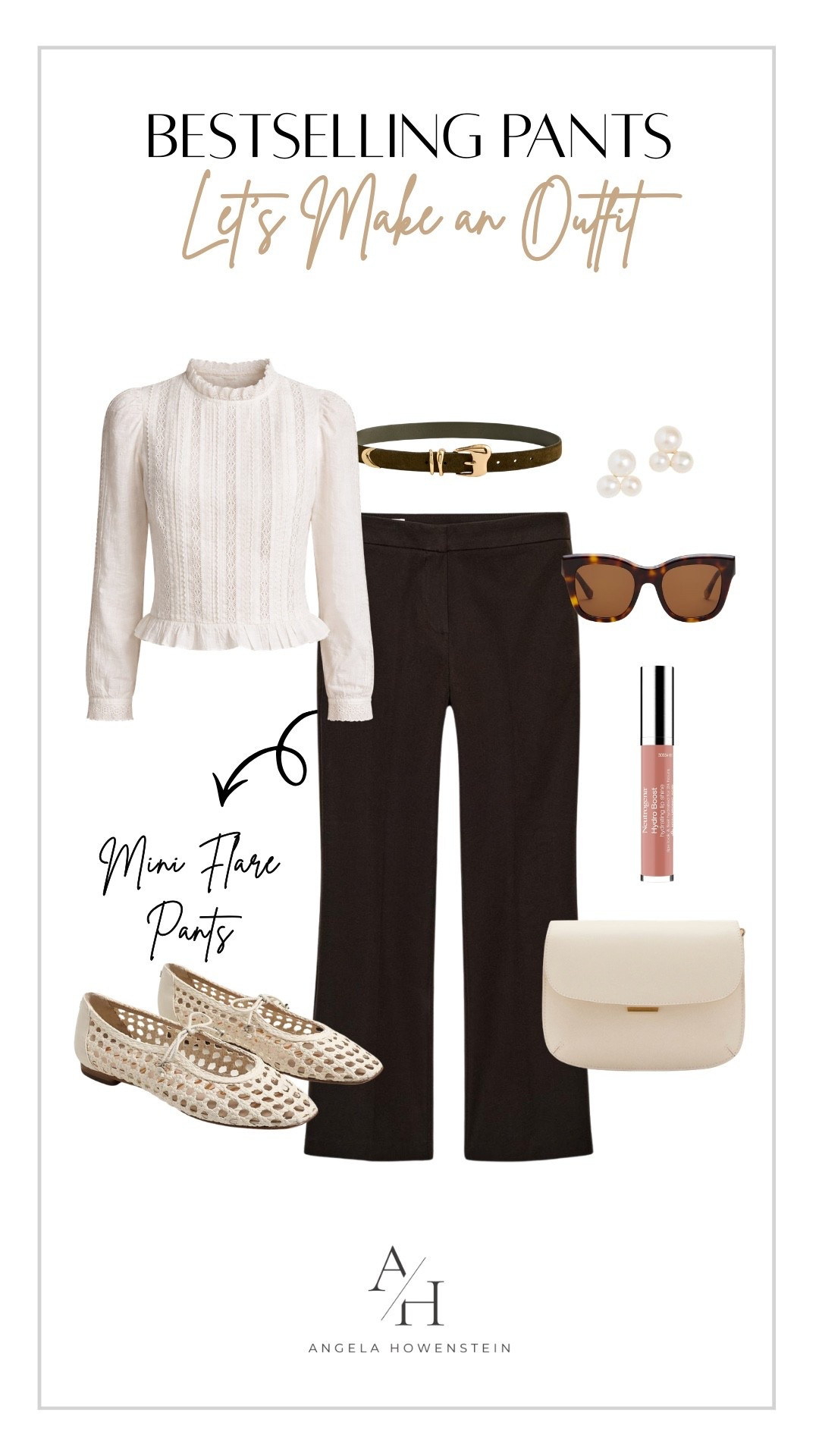 Mini flare pants, but make it chic. Pair with soft textures, neutral accessories, and a structured bag for that clean, put-together look.

#LTKootd #LTKOver40