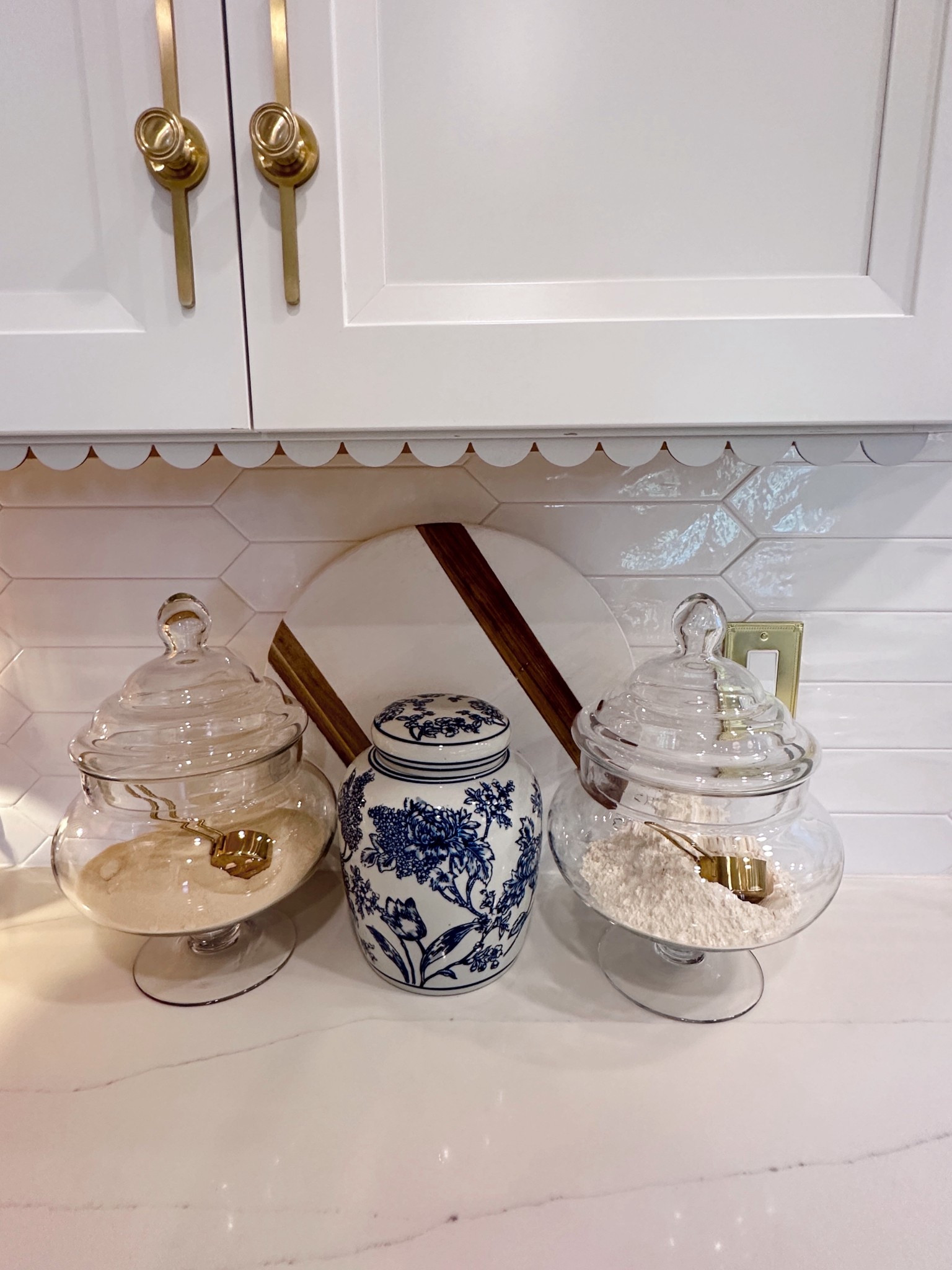 Kitchen decor // kitchen decorating // seasonal home decor // apothecary jars // gold kitchen // white kitchen // Randi garret design inspired 

#LTKHome #LTKStyleTip #LTKFindsUnder50