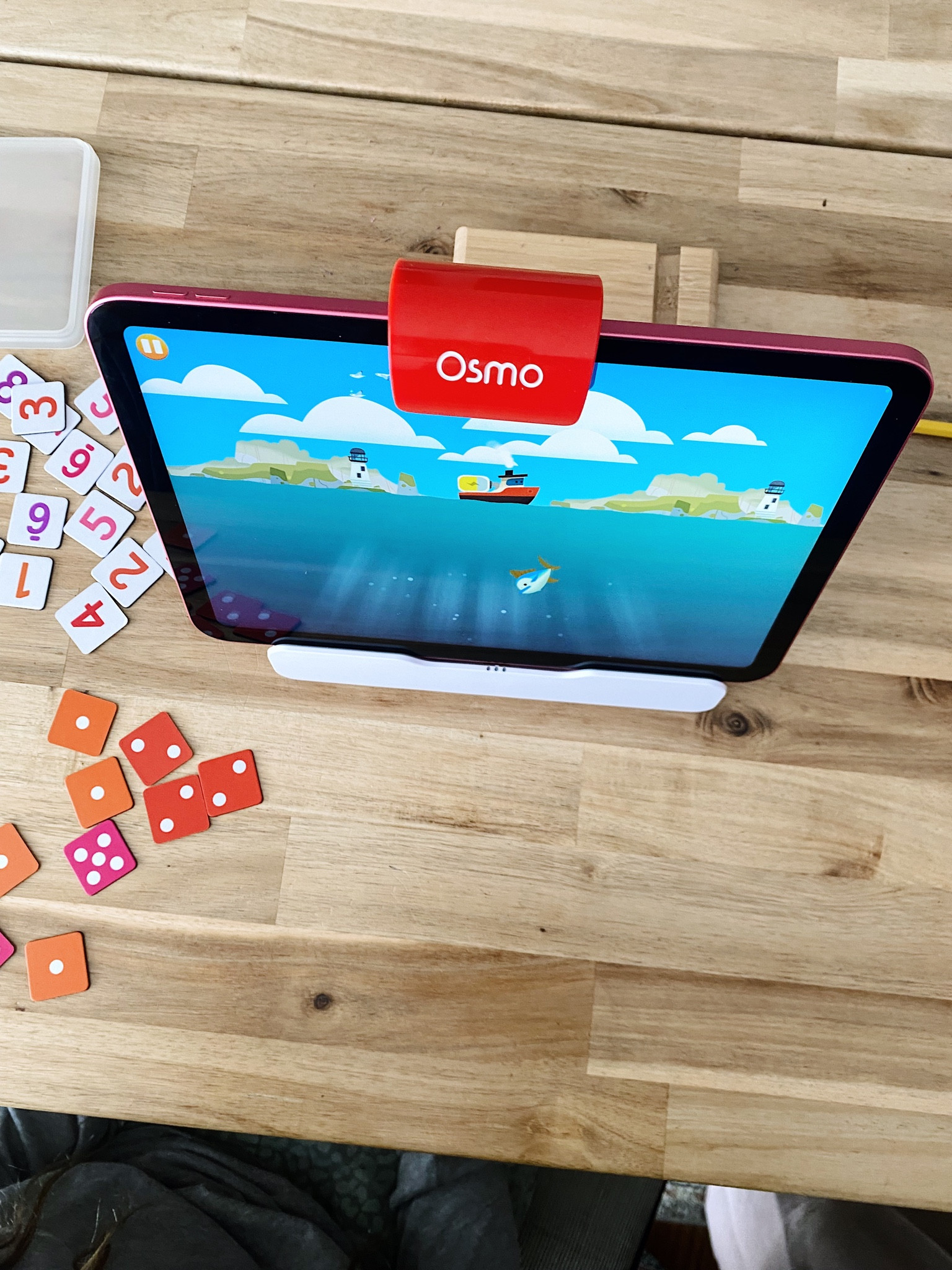 A favorite supplemental homeschool activity of ours: Osmo! I like to put my youngest on it while I’m teaching some harder concepts to the older kids. It hooks onto an iPad & comes with different counting, spelling & activity items. I think we love the Pizza Co. the most! I’ll link it below  

#LTKfamily #LTKfindsunder100 #LTKkids