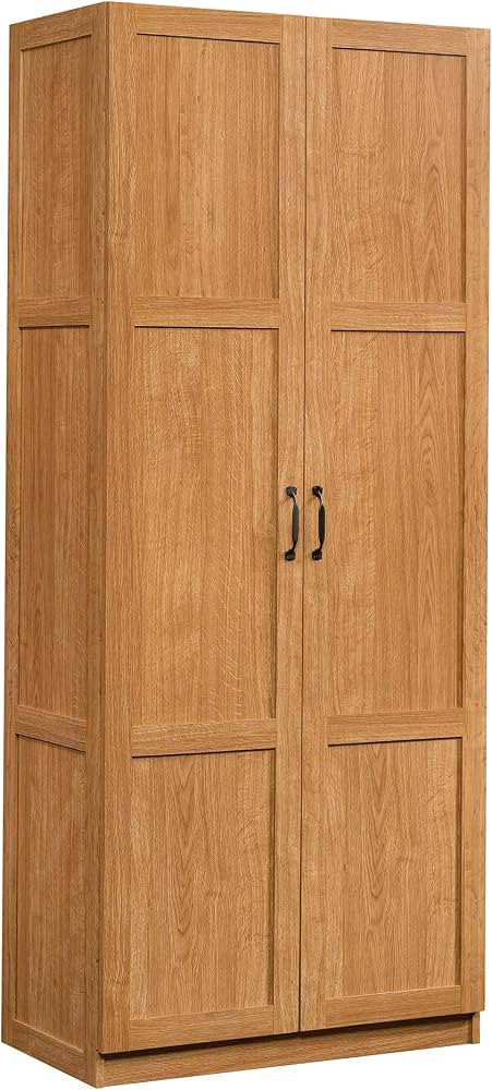 Sauder Storage Cabinet, Highland Oak Finish | Amazon (US)