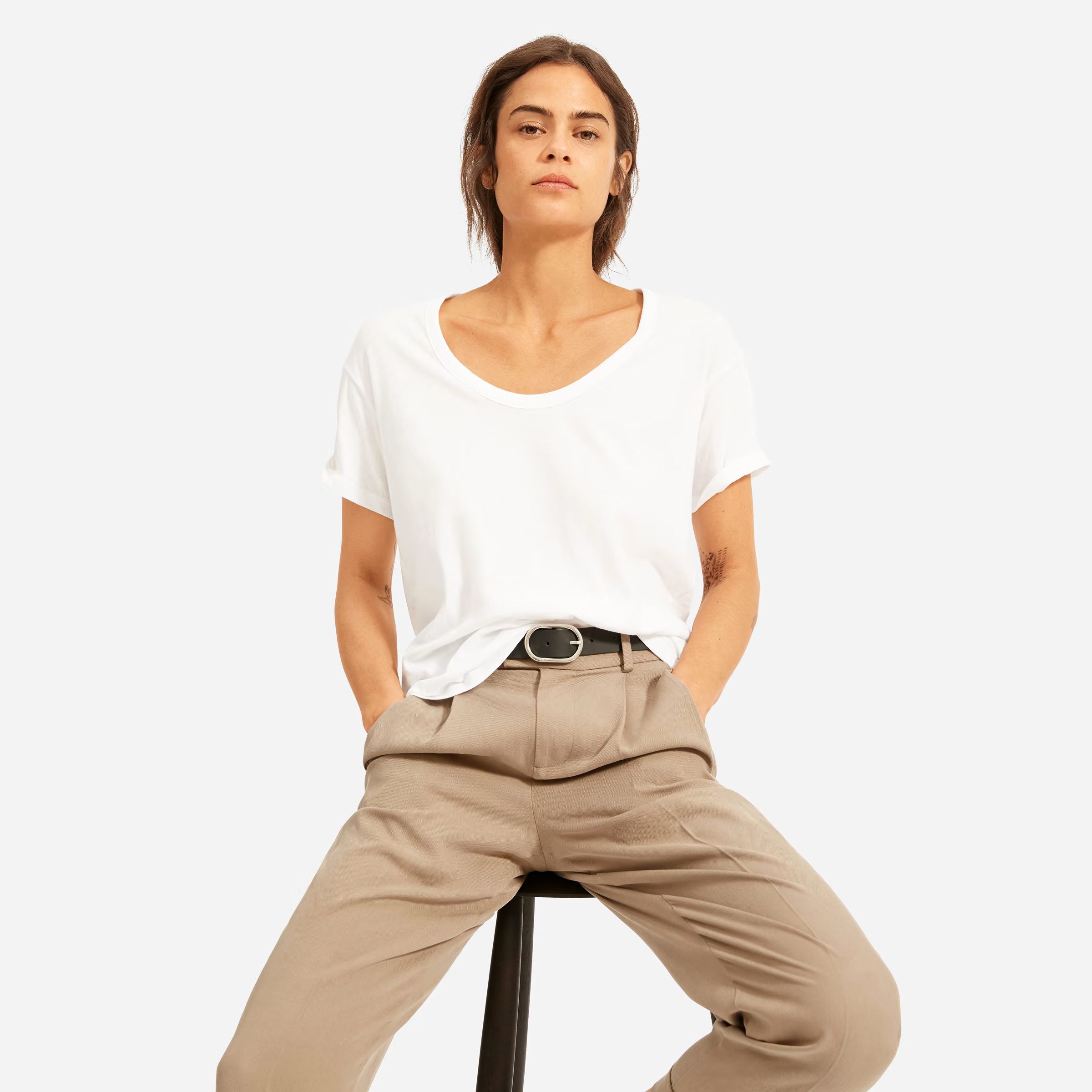 The Air Scoop-Neck Tee | Everlane