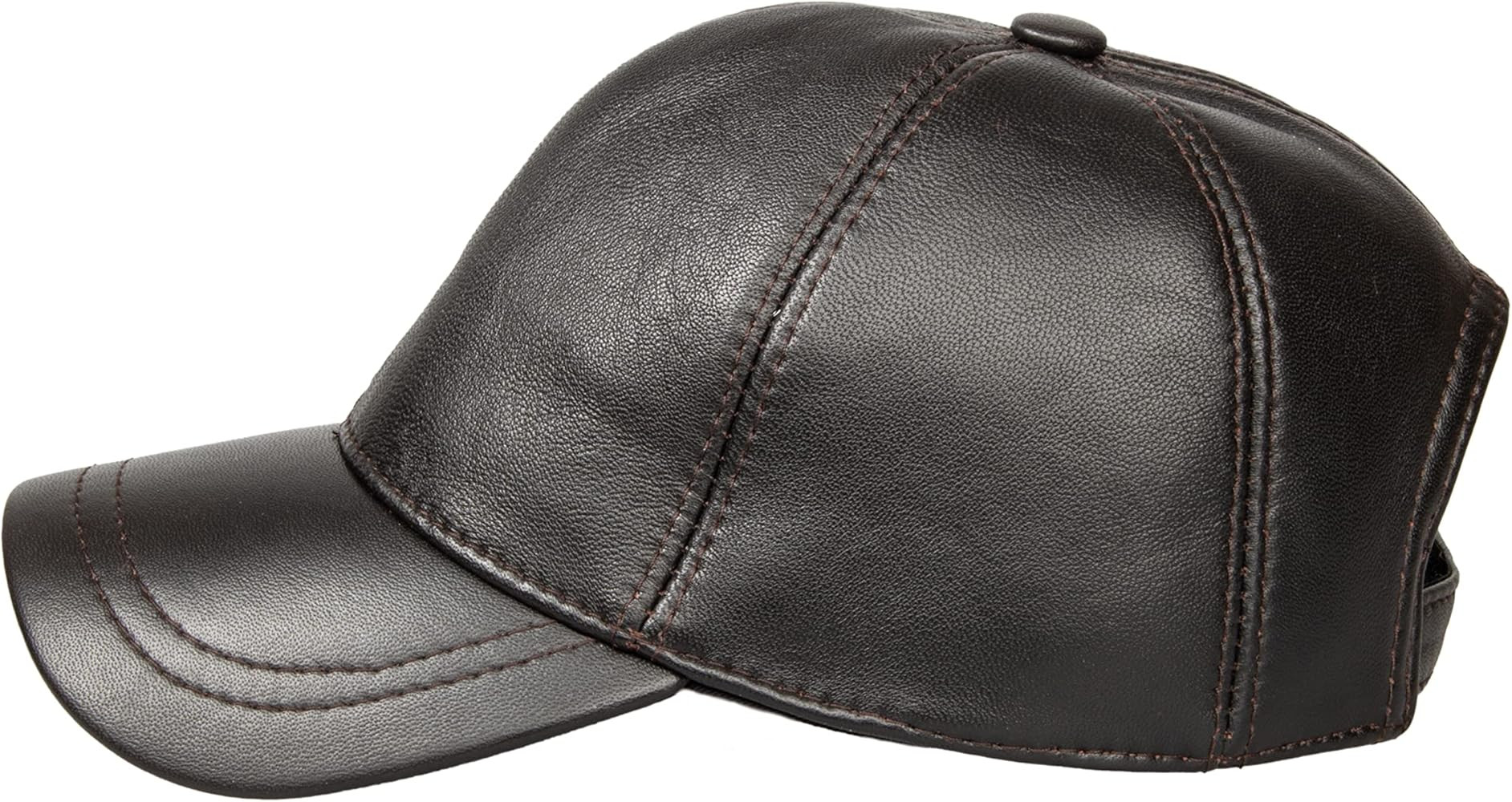 HATSQUARE Genuine Leather Unisex Baseball Cap | Amazon (US)