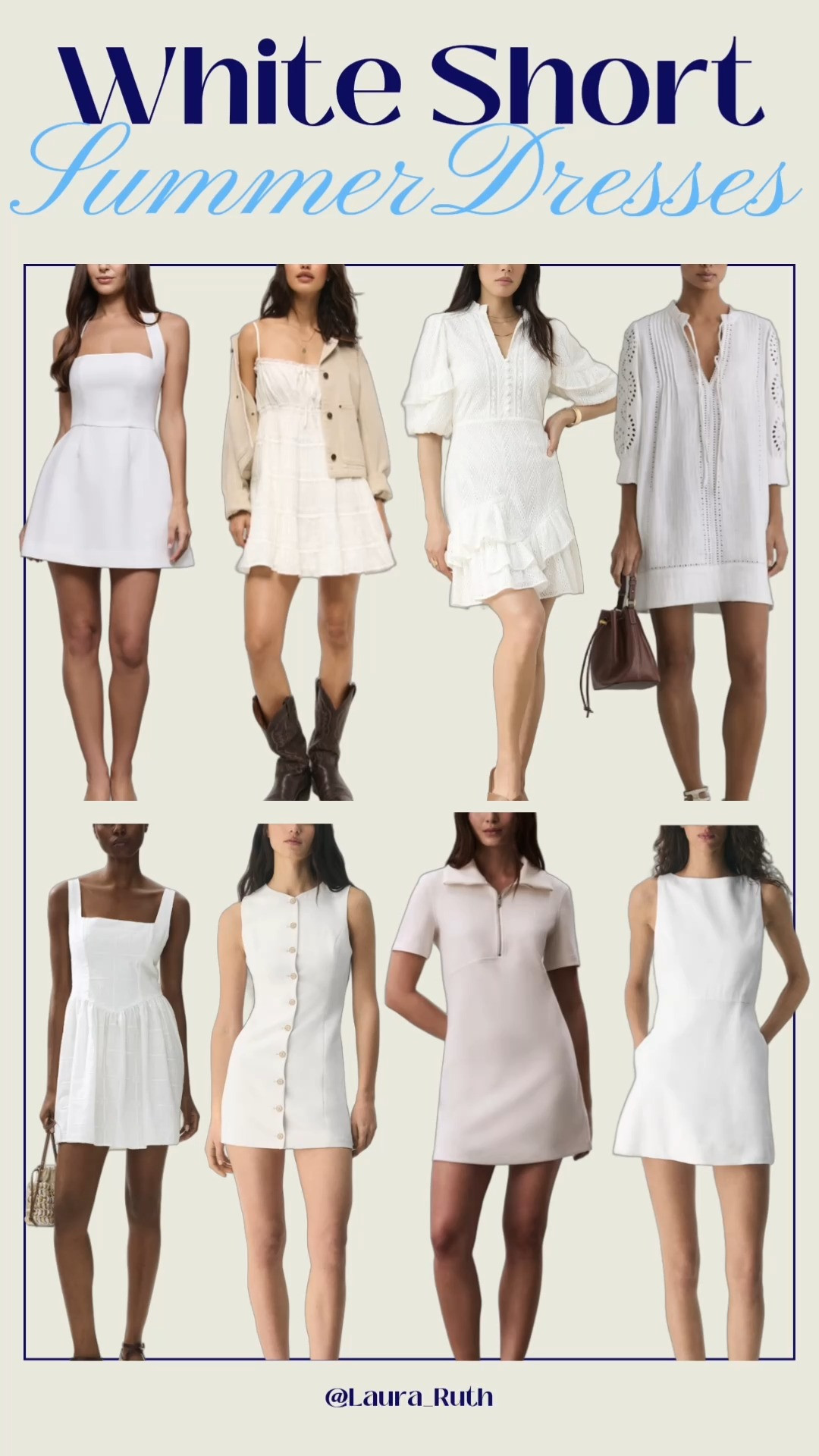 White Short Summer Dresses for Sunny Days 🤍
Whether you're heading to brunch, running errands, exploring a new city, or meeting friends for lunch, these chic white mini dresses will keep you looking effortlessly stylish and cool all season long. 

 #LTKuk #LTKsummer #LTKdresses