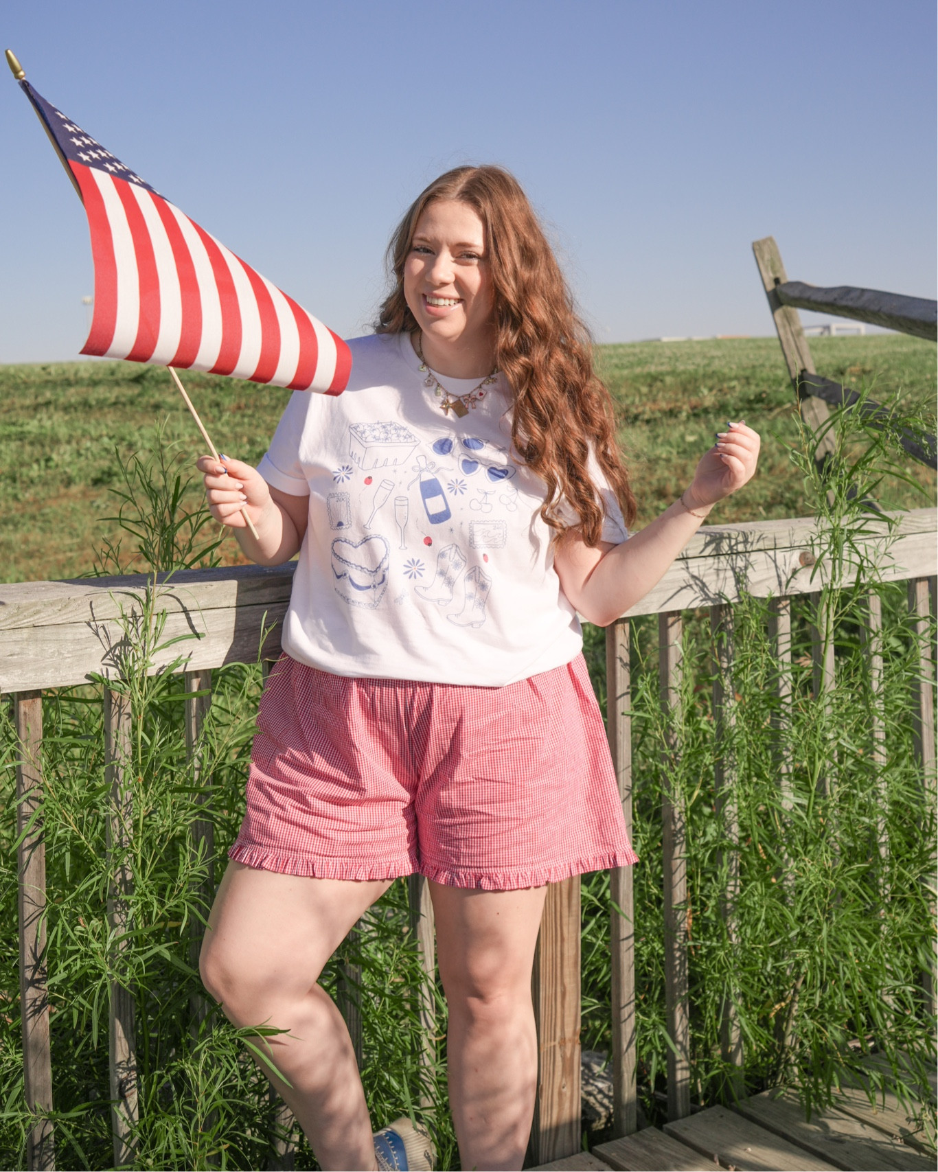 summer graphic tee from my small shop: www.shopdaisymarketco.com

charm necklace from shop dabl 

#LTKStyleTip #LTKSeasonal