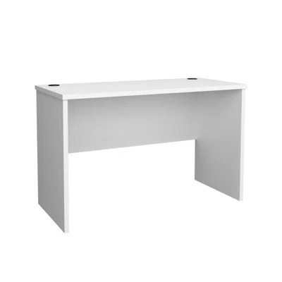 Modern Simple White Desk For Office - Spacious, Build, Easy Setup With Spacious Workspace , Rectangular, Style | Wayfair North America