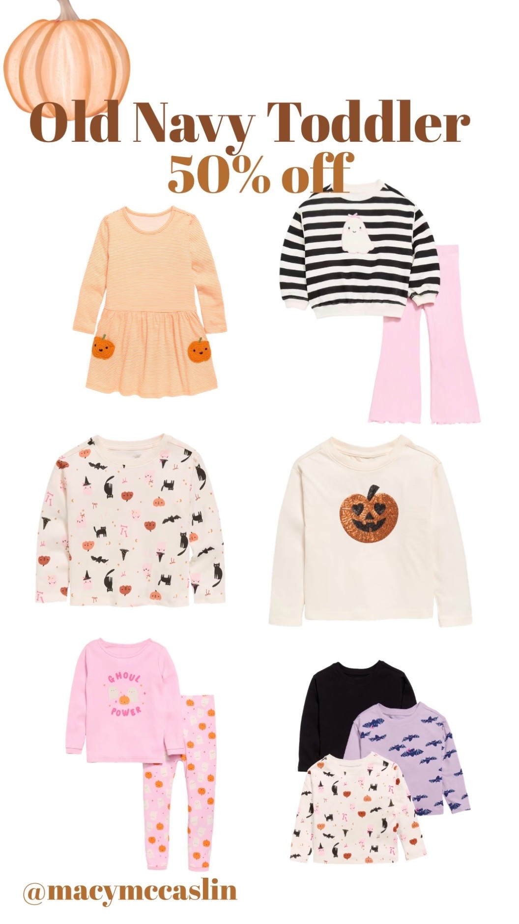 50% off at Old Navy toddler girl finds. Back to school shopping. Spooky outfits. Halloween outfits.

#LTKSaleAlert #LTKKids