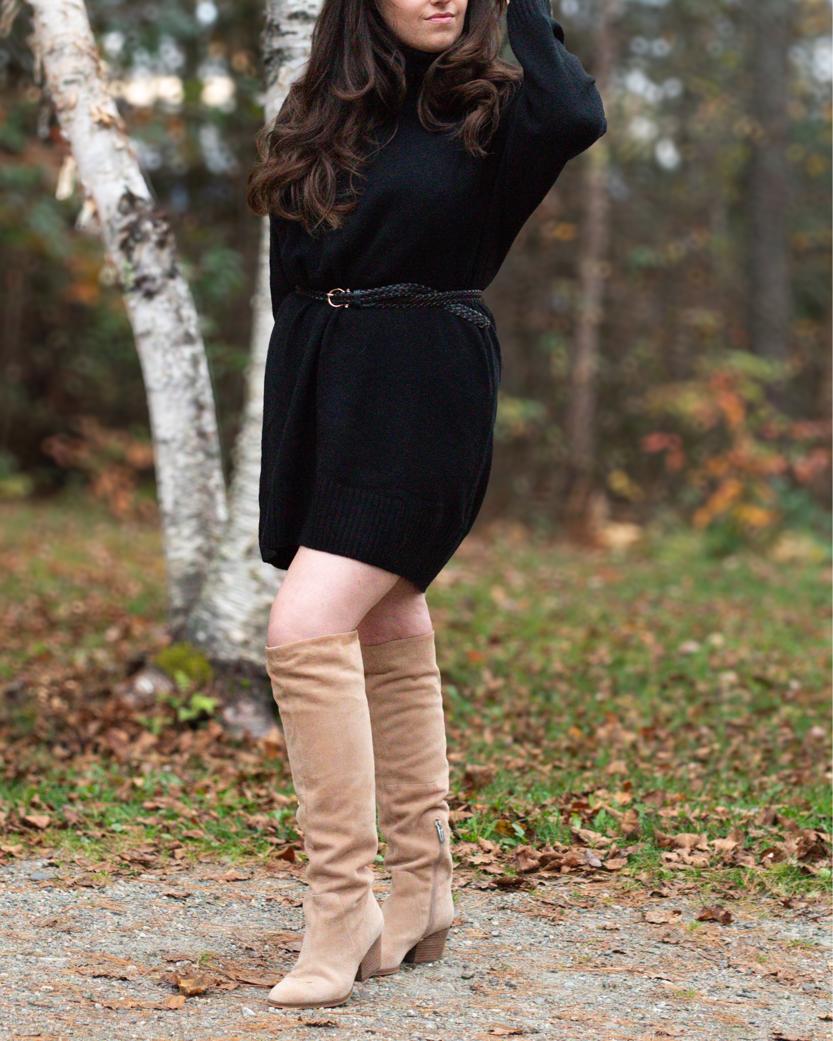 Love a easy black sweater dress! I belted it for some shape, but I love the oversized look, too. Would be a cute thanksgiving look, too!

Sweater dress. Sweater dress with boots. Easy fall outfits fall dresses 

#LTKsalealert #LTKstyletip #LTKfindsunder100