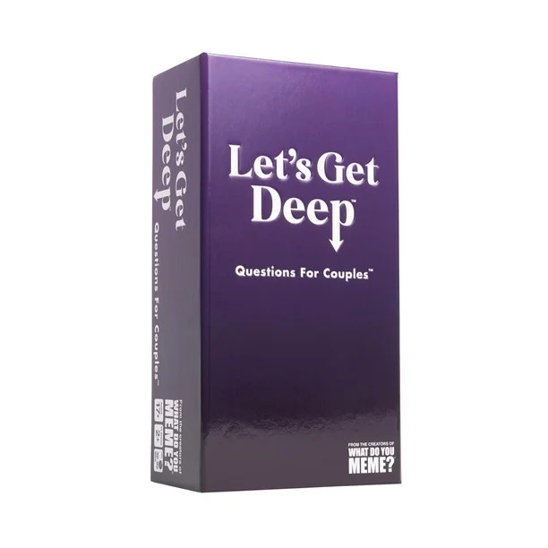 Let's Get Deep - The Adult Party Game for Couples by What Do You Meme?® | Walmart (US)