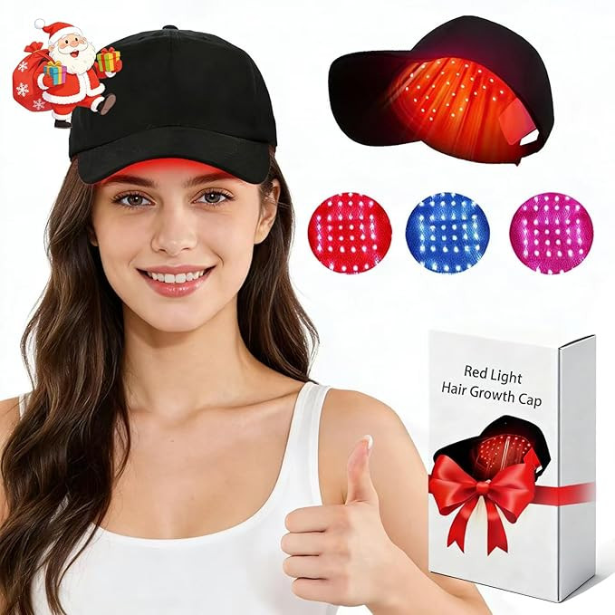 Red Light Hair Growth Cap - Laser Hair Growth Cap, The Adjustable Portable Laser Cap, Promote Hai... | Amazon (US)