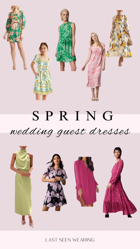 Spring Wedding Guest Dresses 
#springwedding #weddingguest

#LTKSpringSale #LTKwedding #LTKSeasonal