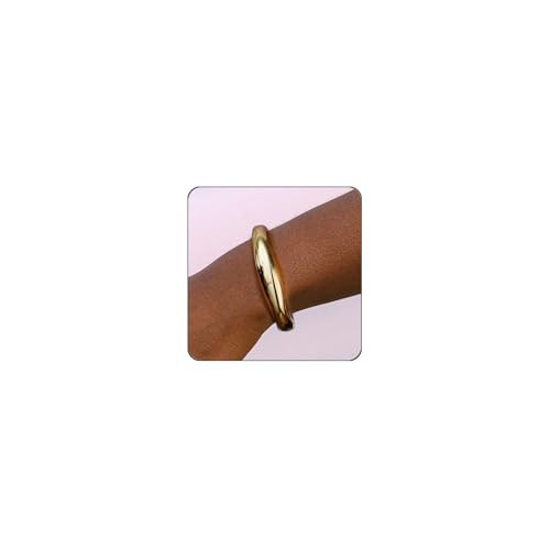 Elegance 11 designs Gold Cuff Bangle Bracelets For Women Trendy Hinged Cuff Open Wide Chunky Gold Bracelet Minimalist Bangle Jewelry Gift | Amazon (US)