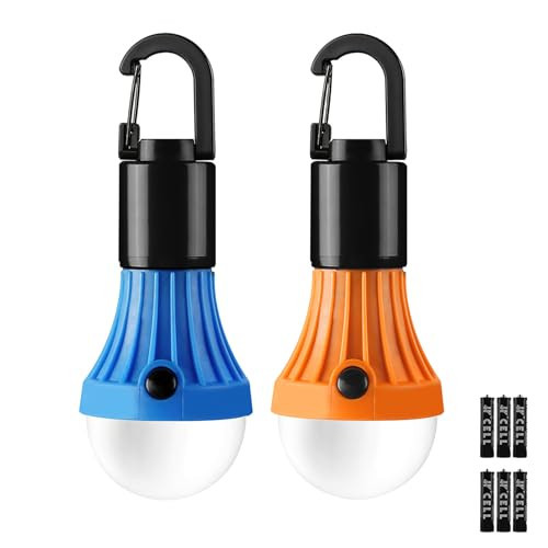 Lepro LED Camping Lantern with 3 Light Modes, Batteries Included, 2 Packs | Amazon (US)