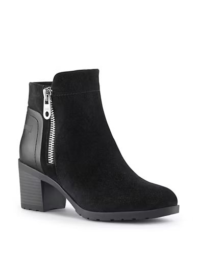 Cougar Agenda Waterproof Suede Zip-Up Ankle Booties | The Bay