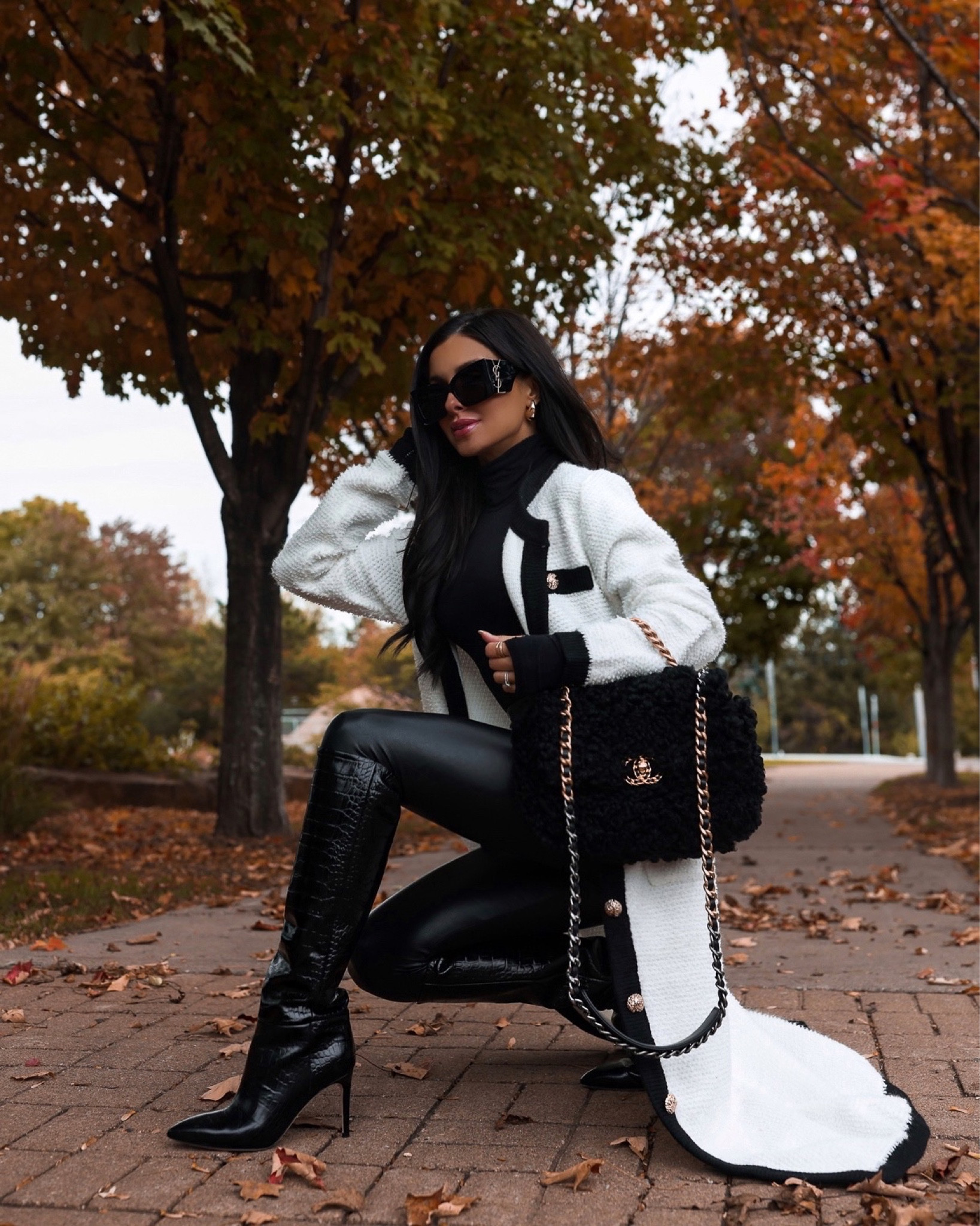 Shopbop The Style Event picks
Take 15% - 25% off with code: STYLE
Line & Dot white and black cardigan wearing an XS
Commando bodysuit
Commando faux leather leggings wearing an XS



#LTKSeasonal #LTKstyletip #LTKsalealert