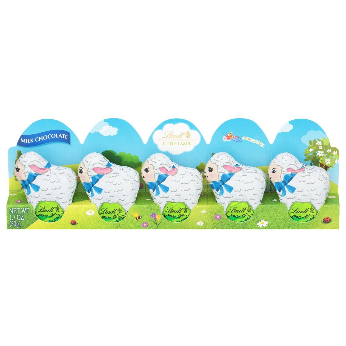 Lindt Easter Milk Chocolate Mini Lambs - 1.7oz/5ct | Target