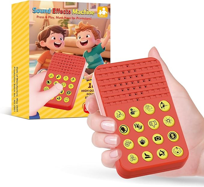 Sound Effects Machine - 16 Hilarious Sound Buttons for Kids - Stocking Stuffers for Teen Boys & G... | Amazon (US)