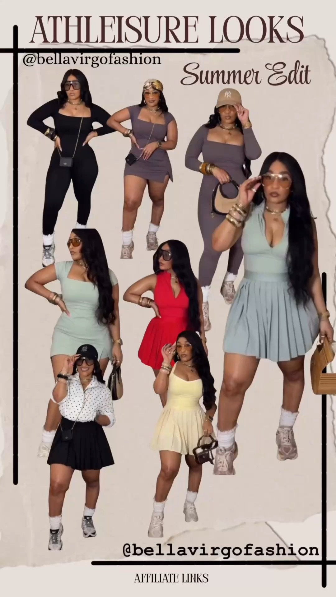 Quick round up of Athleisure wear that I’m currently loving. All of these pieces are double lined and the tennis dresses all come with shorts. Great for road trips, parks, kid’s outdoor activities and games and of course…working out! My ruffle socks came from my local beauty supply. I will tag similar. 
Everything: Medium

#LTKootd #LTKgrwm #LTKSeasonal
