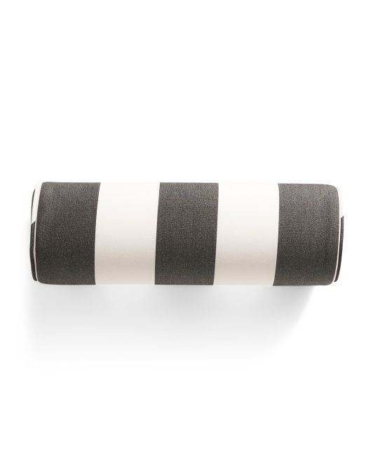 Made In Usa Cabana Stripe Foam Bolster With Removable Cover | TJ Maxx