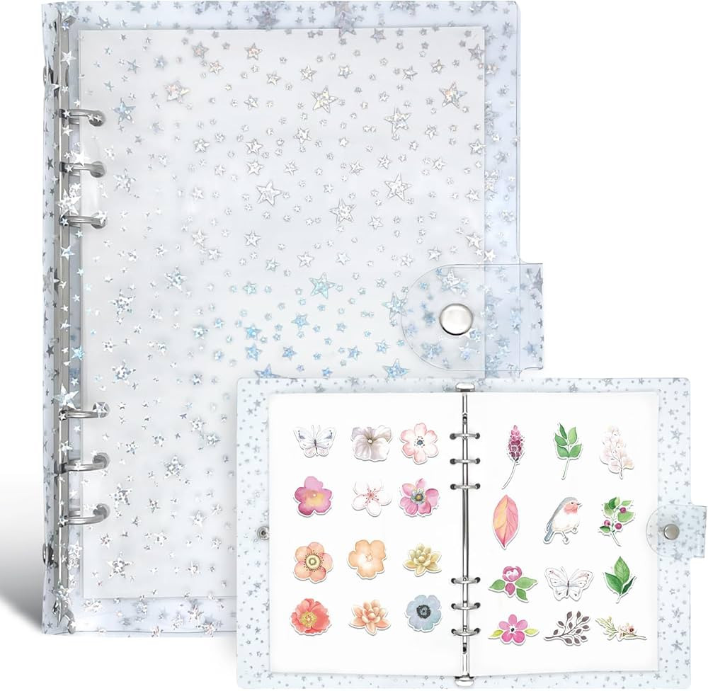 Reusable Sticker Book Collecting Album Sticker Storage Organizer Binder A5 Sticker Collection Boo... | Amazon (US)