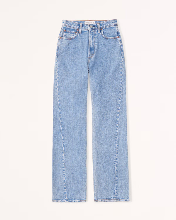 High Rise Twisted Seam 90s Relaxed Jean | Abercrombie & Fitch (US)