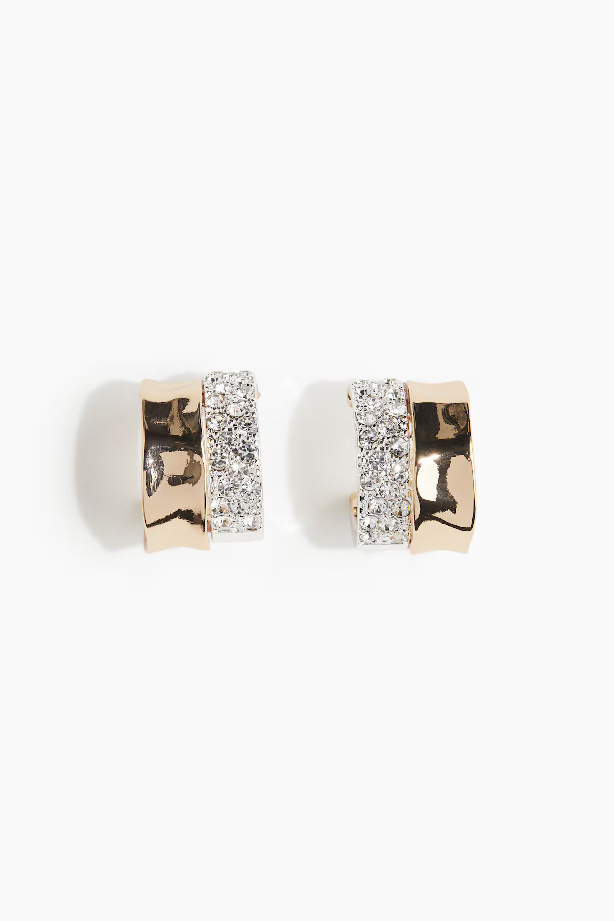 Two-toned hoop earrings | H&M (US + CA)