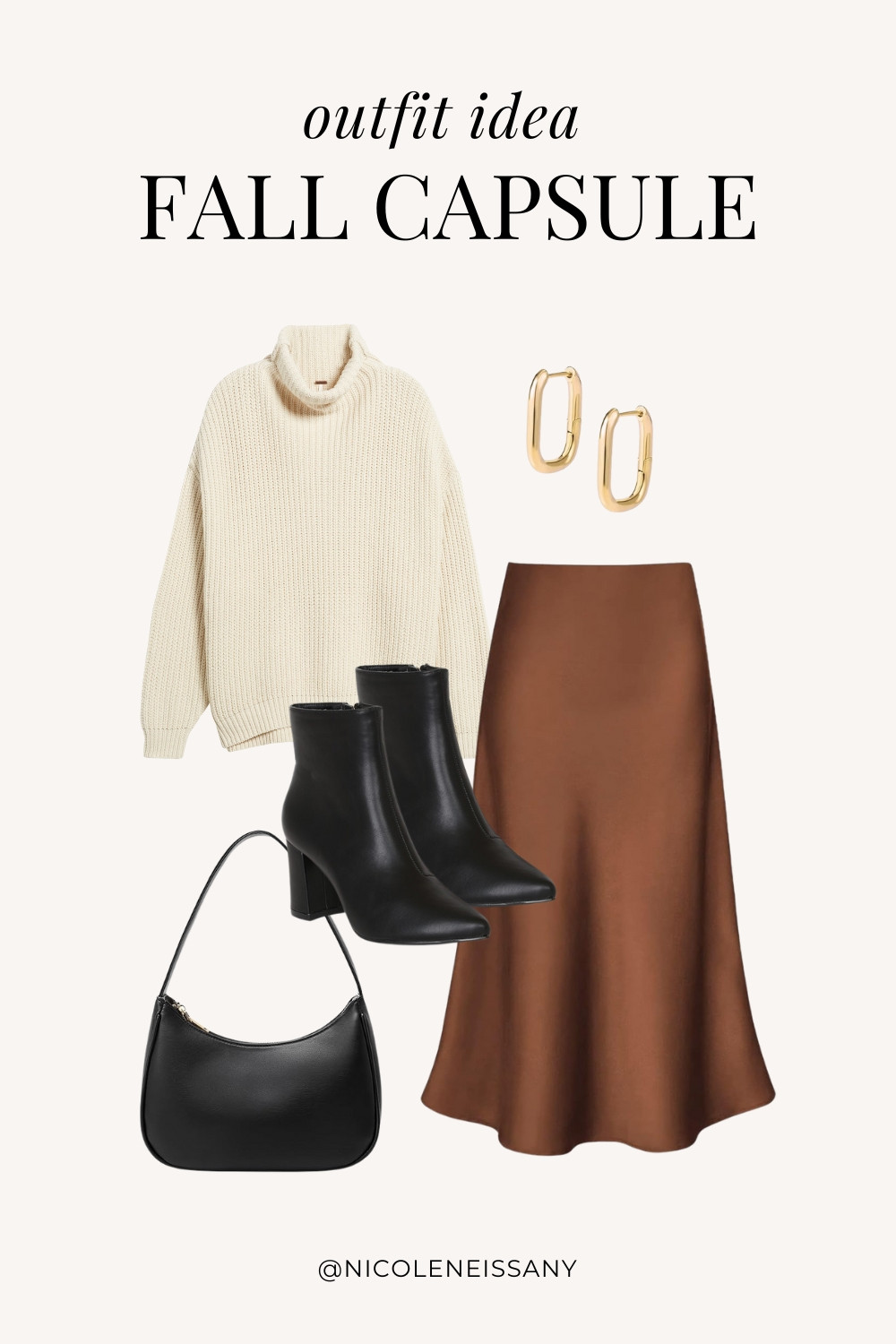 Fall Capsule Wardrobe Outfit Idea | fall capsule outfit, fall outfit, fall outfits, fall style, fall fashion, fall 2024 fashion, fall outfits 2024, fall trends 2024, fall outfit inspo, fall outfit inspiration, fall capsule wardrobe essentials, fall wardrobe essentials, fall closet essentials, fall essentials, fall basics, fall must haves, neutral capsule wardrobe, neutral outfit, neutral fashion, casual outfit, casual date night outfit, elevated casual outfit, brunch outfit, everyday outfit, Abercrombie, Abercrombie denim, Abercrombie jeans, Amazon Fashion, Revolve, Lulus, Nordstrom, H&M // fall sweater, turtleneck sweater, brown satin midi skirt, black ankle boots, gold square hoop earrings

#liketkit #LTKSeasonal #LTKShoeCrush #LTKItBag #LTKStyleTip #LTKFindsUnder50 #LTKFindsUnder100 #LTKTravel #LTKSaleAlert
