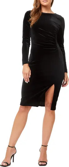Isla Velvet Front Slit Dress | Nordstrom Rack
