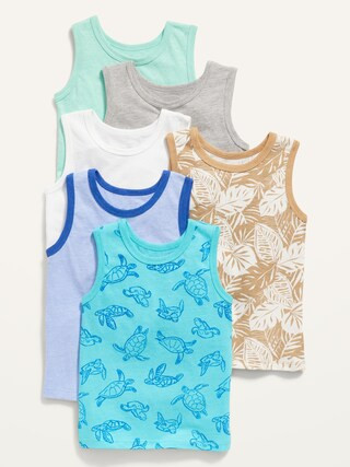 Tank Top 6-Pack for Toddler Boys | Old Navy (US)