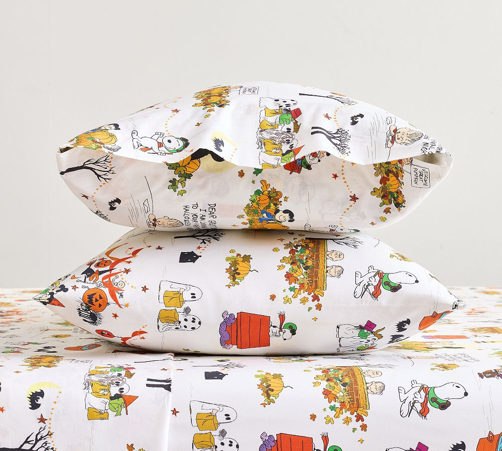 Peanuts™ Great Pumpkin Pillowcases - Set of 2 | Pottery Barn (US)