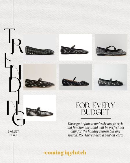 TRENDING NOW: Black Ballet Flats with Rhinestones for every budget ✨

Ballet flats, holiday shoes, black flats, winter flats, holiday flats, holiday accessories 

#LTKshoecrush #LTKHoliday #LTKstyletip