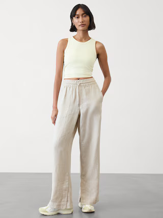 Retreat Linen Wide Leg Pant | Athleta