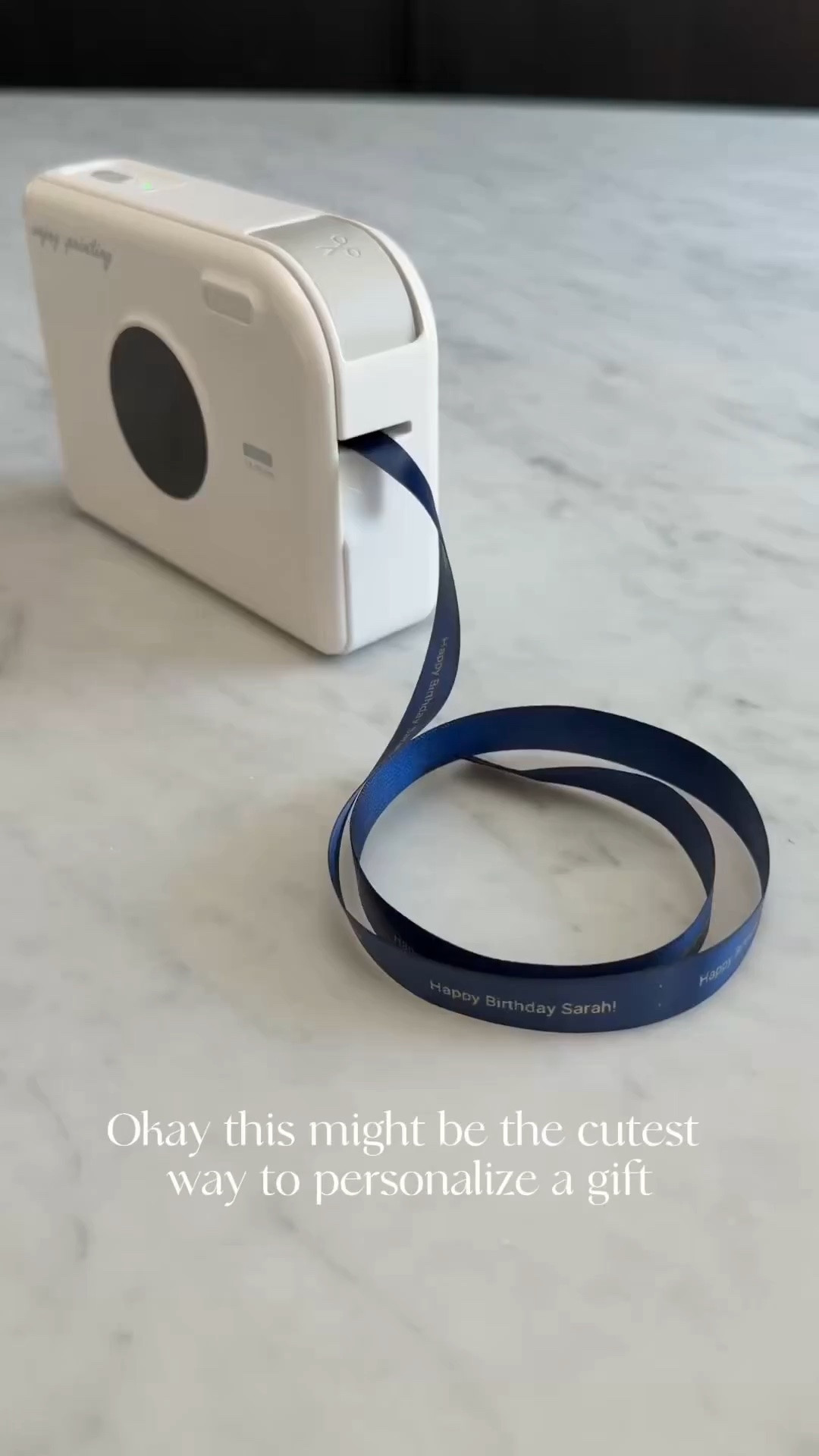 It's the little details that make a gift feel extra special. 🎀 This mini printer lets you customize ribbon with names, messages, and designs, making even simple gift wrapping look completely personalized. I already know I'd use this for every holiday and special occasion!

#amazonfinds #giftideas #giftwrapping #amazonmusthaves #holidayhacks