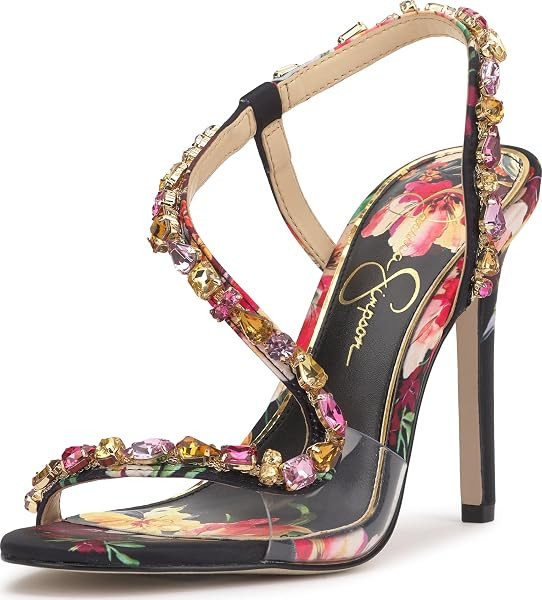 Jessica Simpson Jaycin Embellished Heeled Sandals | Amazon (US)