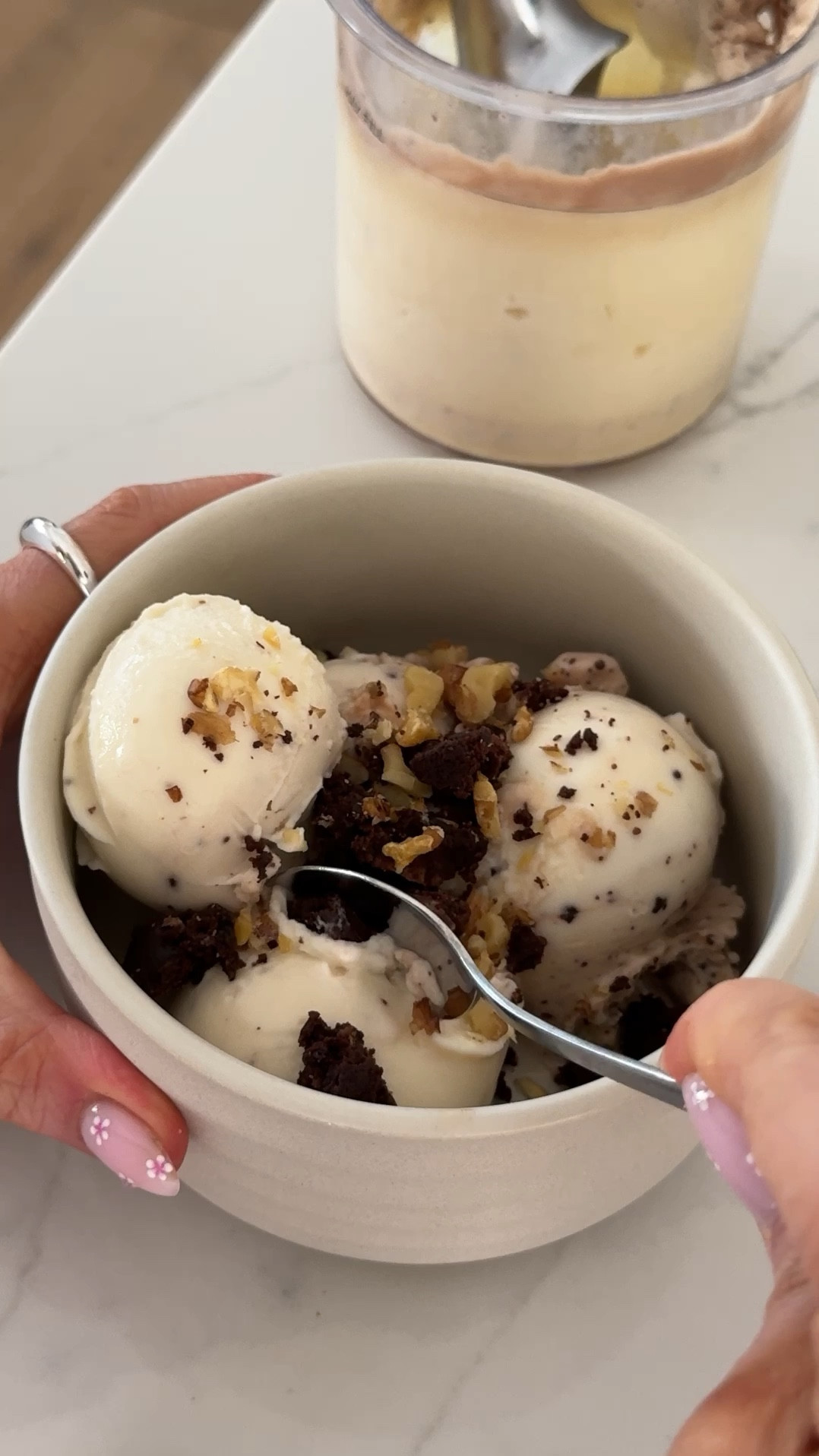 High protein Ben & Jerry’s chunky monkey ice cream 🍨🍫🍌 

#LTKhome #LTKspring #LTKgiftguide