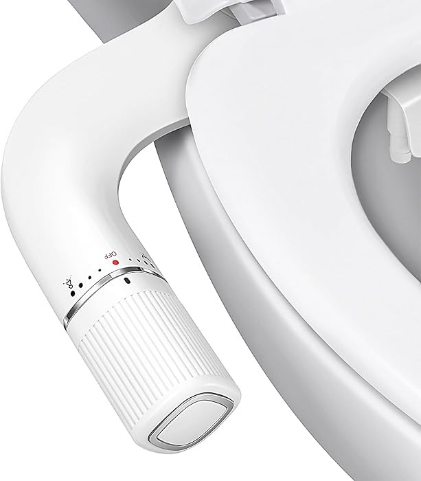 Ultra-Slim Bidet Attachment for Toilet - Dual Nozzle (Frontal & Rear Wash) with Adjustable Cold W... | Amazon (US)