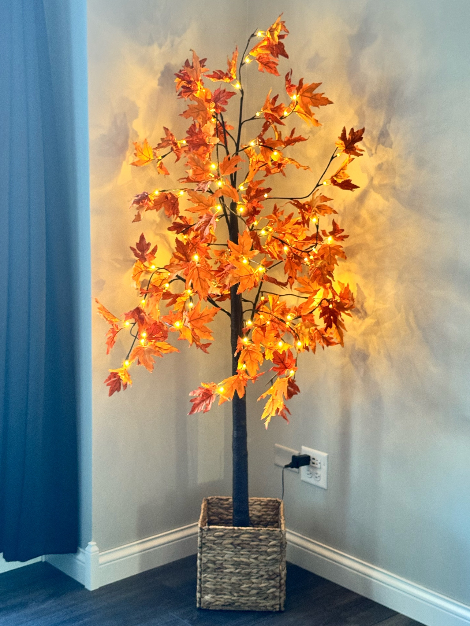 Fall. Autumn. Fall vibes. Fall faux tree. Indoor/outdoor tree. Indoor/outdoor fall tree. Lighted tree. Lighted fall tree. Lighted faux tree. Baskets. Hyacinth basket. Basket decor. For the home. Fall decor. Fall decorating. Decor ideas. Amazon. Amazon fall tree. Amazon lighted tree. Amazon hyacinth basket. Seasonal decor. Seasonal fall decor. 

#LTKHome #LTKHoliday #LTKSeasonal