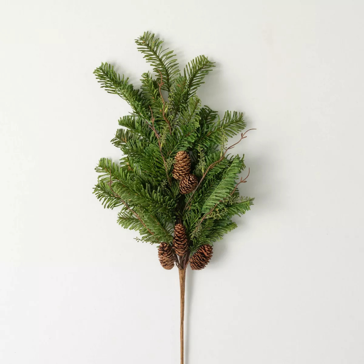 Sullivans Artificial Christmas Soft Touch Pine Pick  Green  Indoor Christmas DÃƒÂ©cor | Target