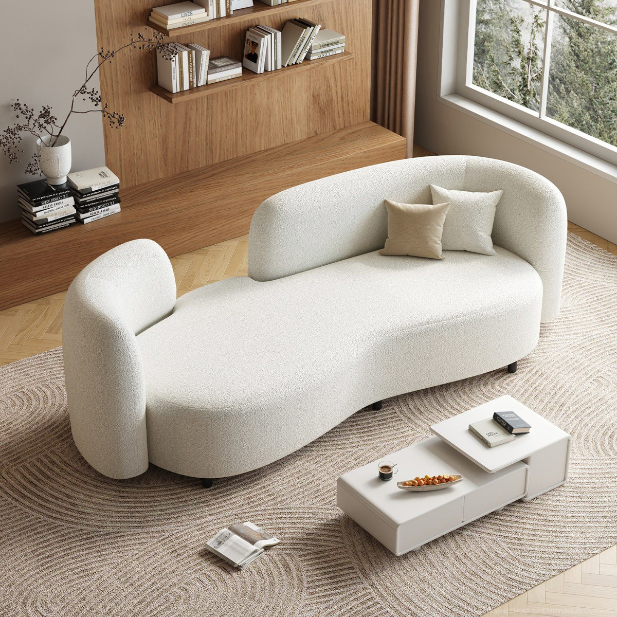 This curved white boucle sofa is giving all the cozy modern vibes 🤍 The soft lambswool texture and sculptural shape make it the prettiest statement piece for any living room. Love how the chaise makes it perfect for relaxing while still looking super chic.#Wayfair #WayfairFinds #BoucleSofa #CurvedSofa #WhiteSofa #SectionalSofa #BoucleCouch #LivingRoomStyle #LivingRoomInspo #NeutralDecor #ModernHome #CozyHome #InteriorInspo #HomeDecorFinds #TrendingHomeDecor #SofaGoals #CurvedFurniture #LuxuryLivingRoom #ChicHome #MinimalHome #HomeDecorIdeas #NeutralLivingRoom #ModernLivingRoom #AestheticHome #SectionalCouch #ComfySofa #DesignerLookForLess #BoucleFabric #StatementSofa #HomeStyling

#LTKSeasonal #LTKHome #LTKSpringSale