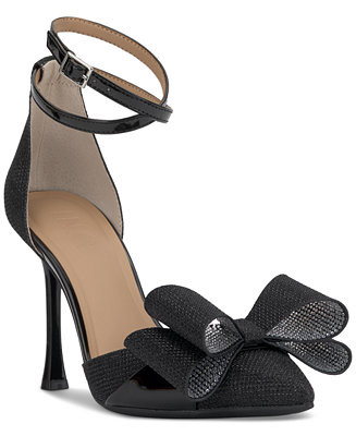 Women's Saori Bow Ankle-Strap Pumps, Created for Macy's | Macy's
