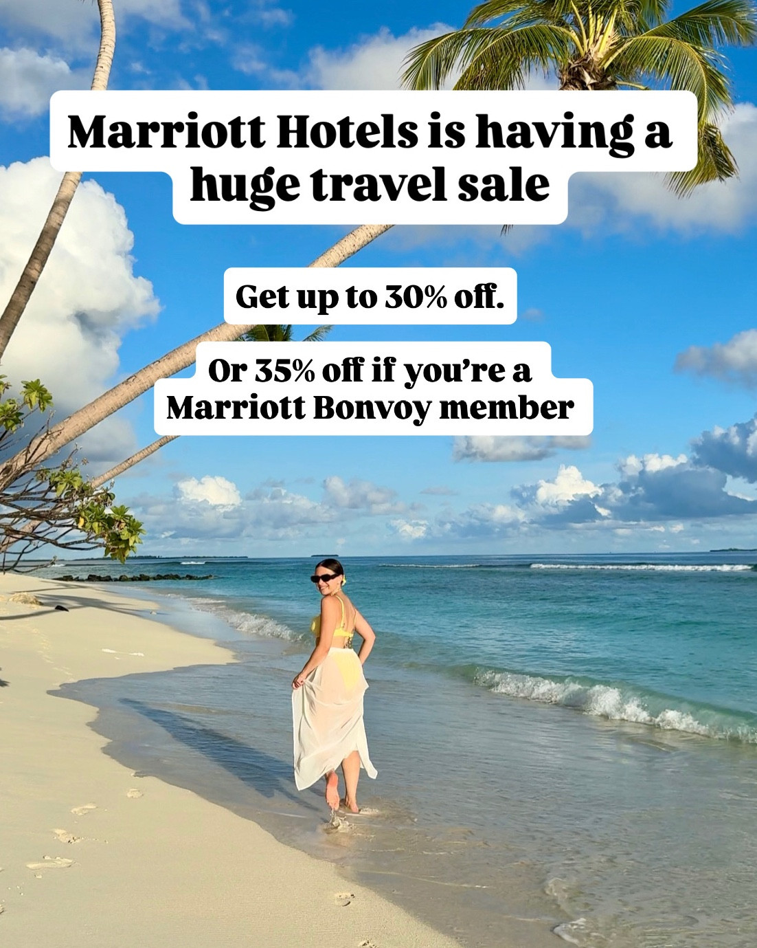 #marriottpartner If you’re thinking of your next warm weather getaway, @marriotthotels is having a huge travel sale until 1/31/26. @marriottbonvoy members can get up to 35% off, and everyone can save up to 30% at participating @marriotthotels in the Caribbean and Latin America. #LTKTravel #LTKStorytime