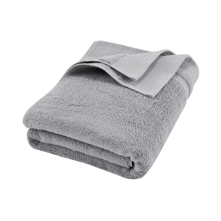 Hotel Style Luxury Bath Towel, 100% U.S. Cotton, Mouse Grey | Walmart (US)