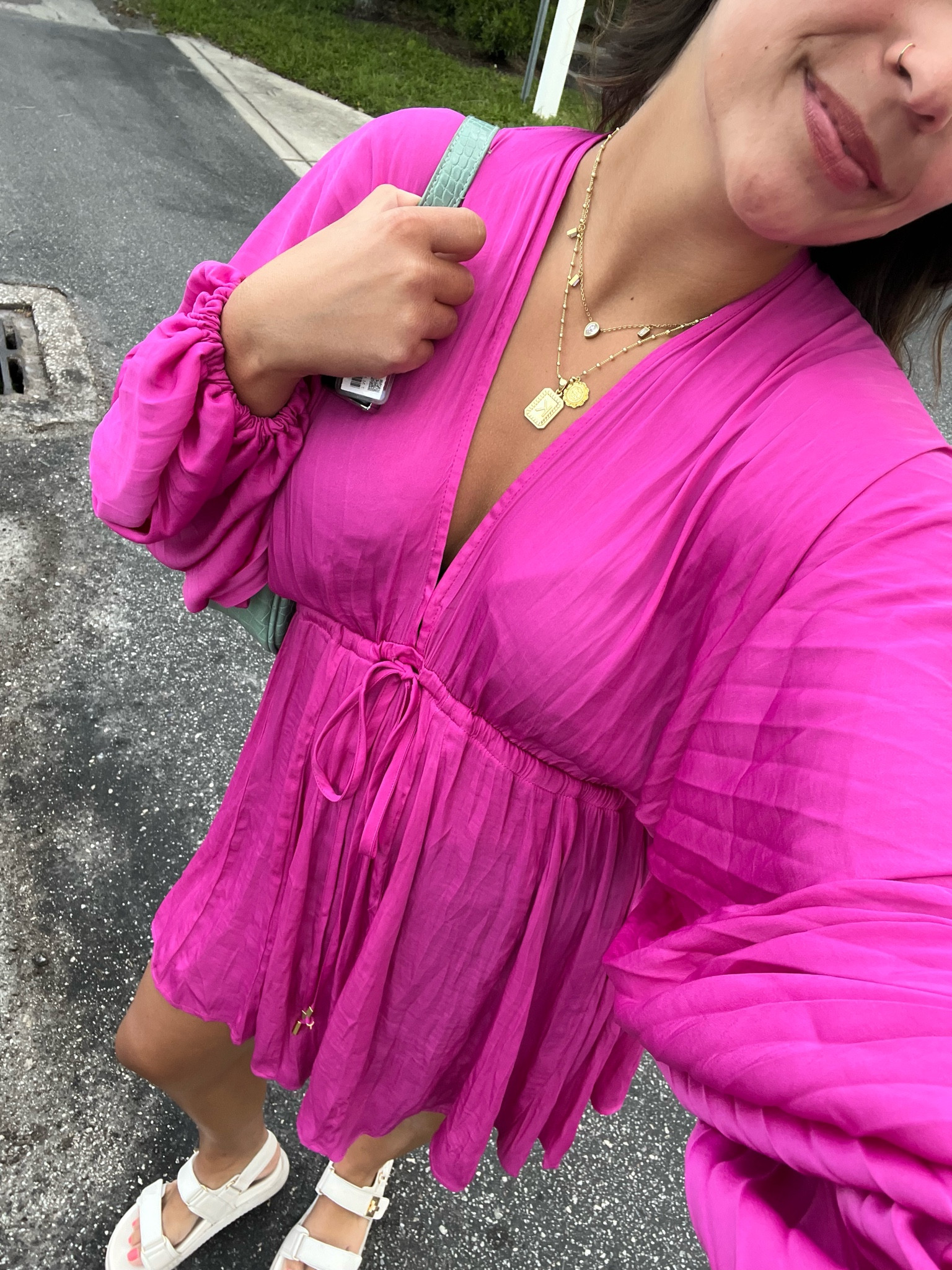 Love this pretty free people dress for a night out. The color is so fun & always gets compliments. Super comfy + easy to wear. Definitely nice enough for a baby/bridal shower, rehearsal dinner dress, casual wedding, etc. True to size, M

#LTKwedding #LTKSeasonal