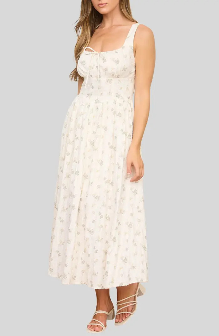 Floral Cotton Midi Sundress | Nordstrom Rack