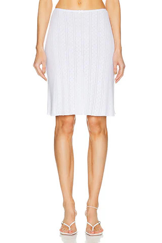 The Pointelle Skirt | FWRD 